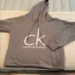 Grey Calvin Klein sweatshirt small